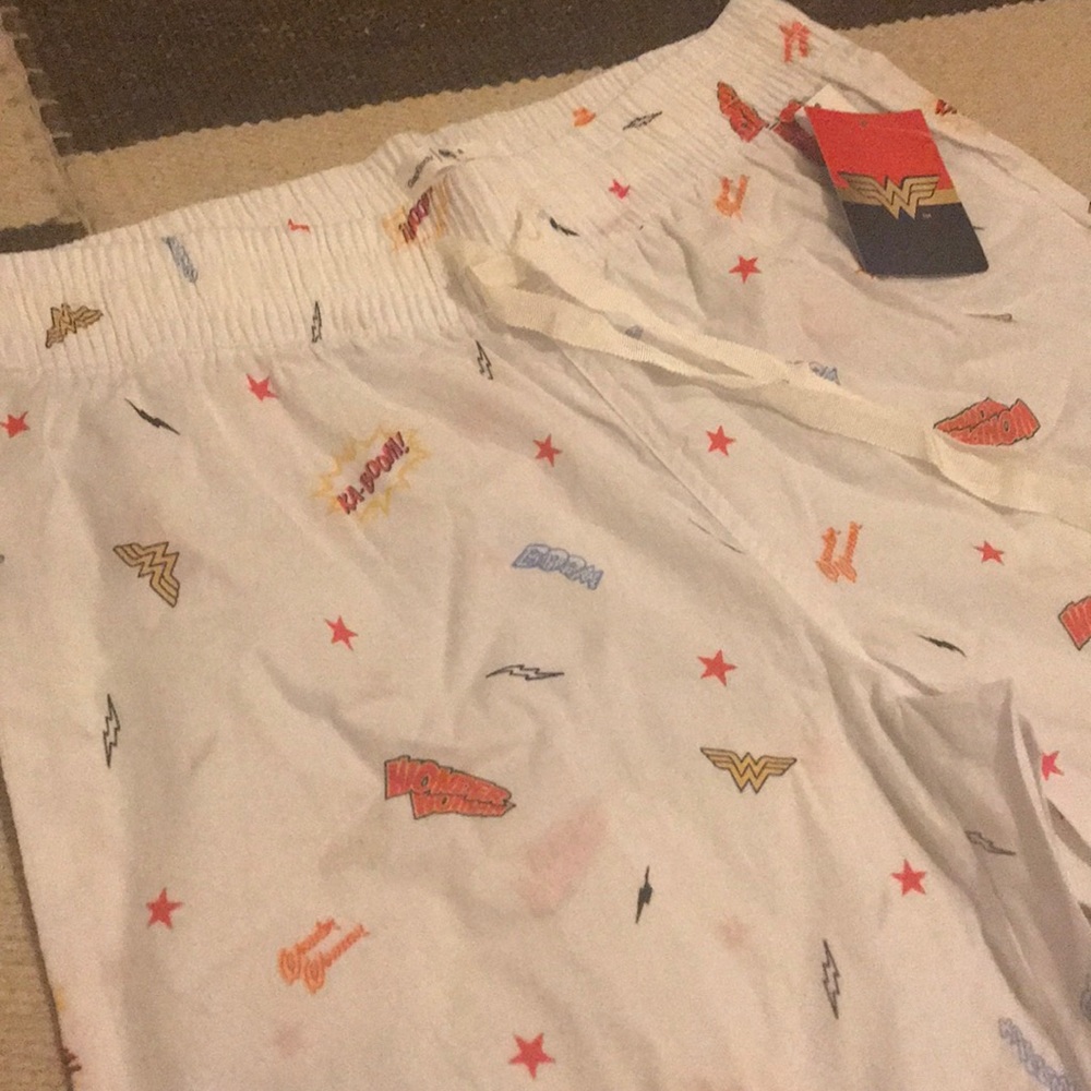 Wonder Woman adult pajama bottoms